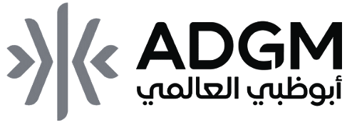 ADGM logo, representing Abu Dhabi Global Market, UAE-based international financial center and free zone for banking, fintech, and blockchain innovation